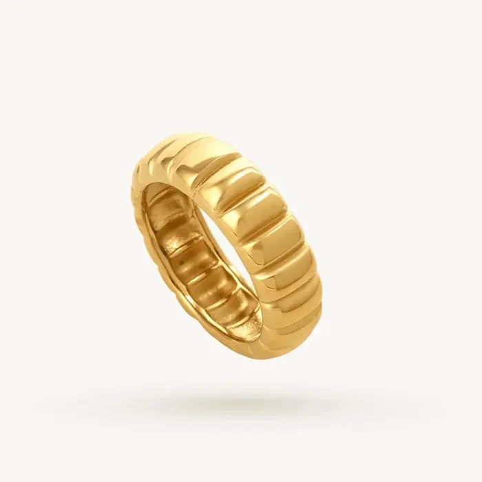 Classic Ripple Band Ring