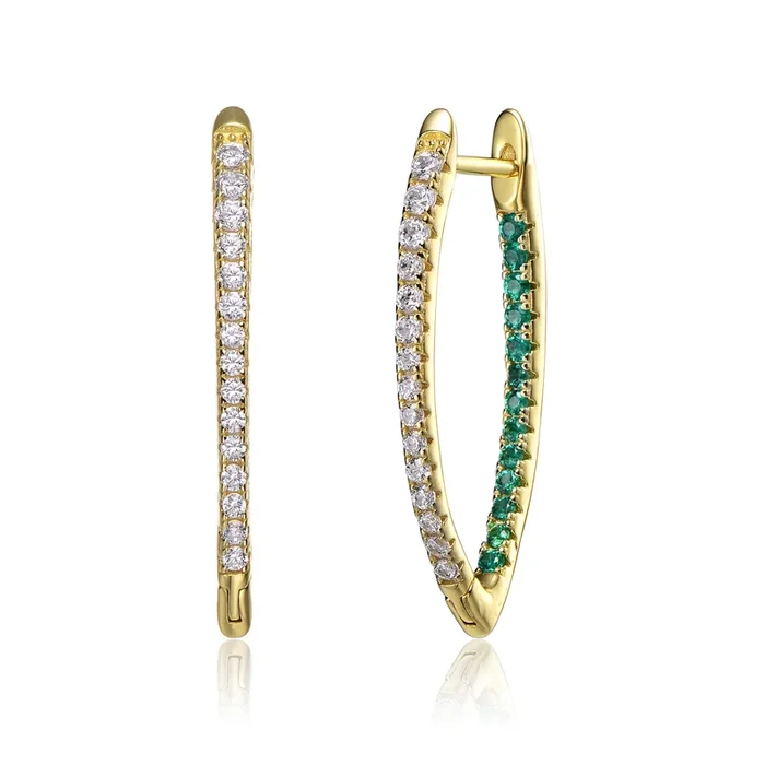 Cléo Paris Marquise Hoop Earrings