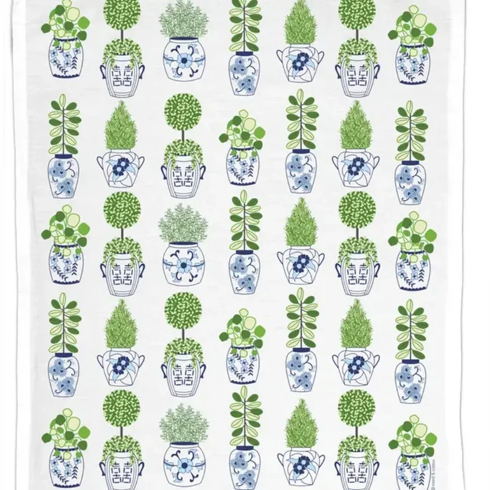 Coast & Cotton Ginger Jar Planters Organic Cotton Hand Towel