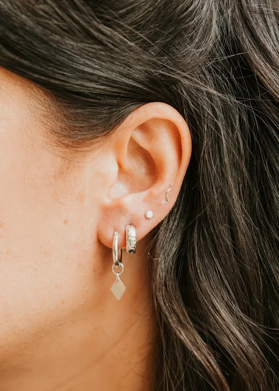 Coastal Bloom Earring Set – Silver