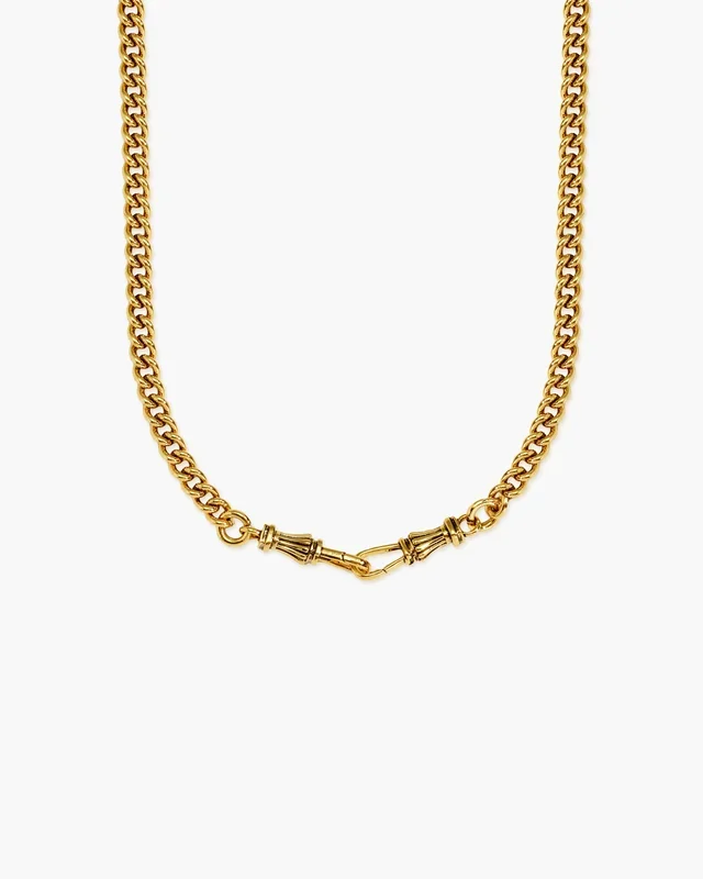 Collana a catena con chiusura per orologio