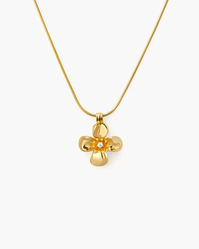 Collana Cruz Flor