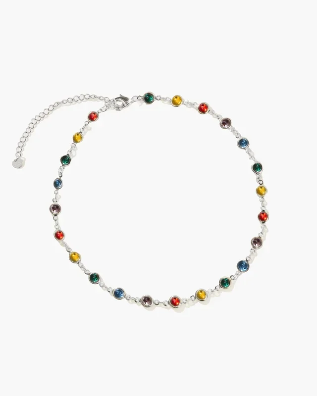 Collar de Choker infinito en plata