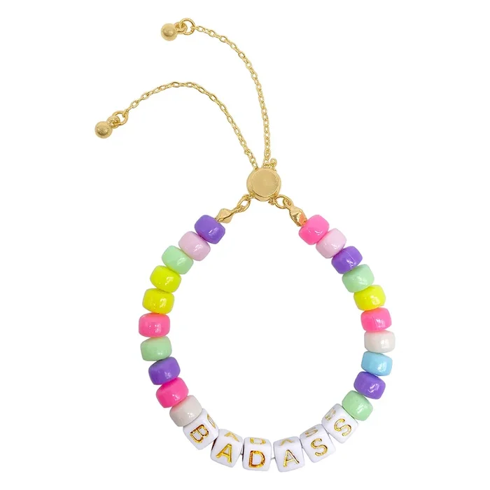Color Bead “Badass” Bracelet