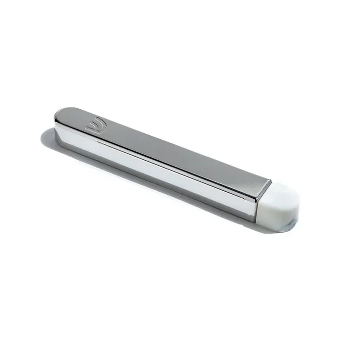 Coluna Mezuzah Large (6.5″), Marble & Silver
