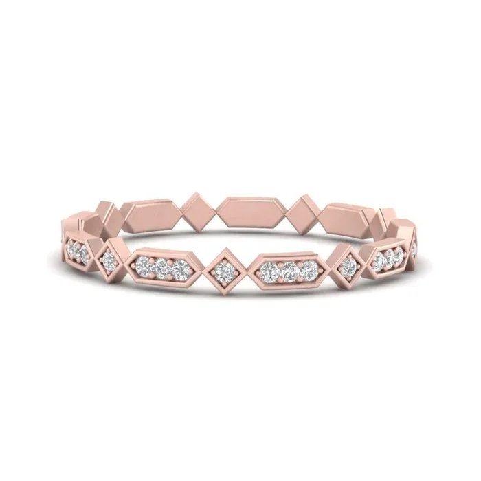 Compass Point Antique Stacking Ring