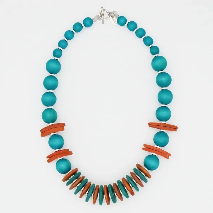 Coral Skylar Coastal Aura Necklace