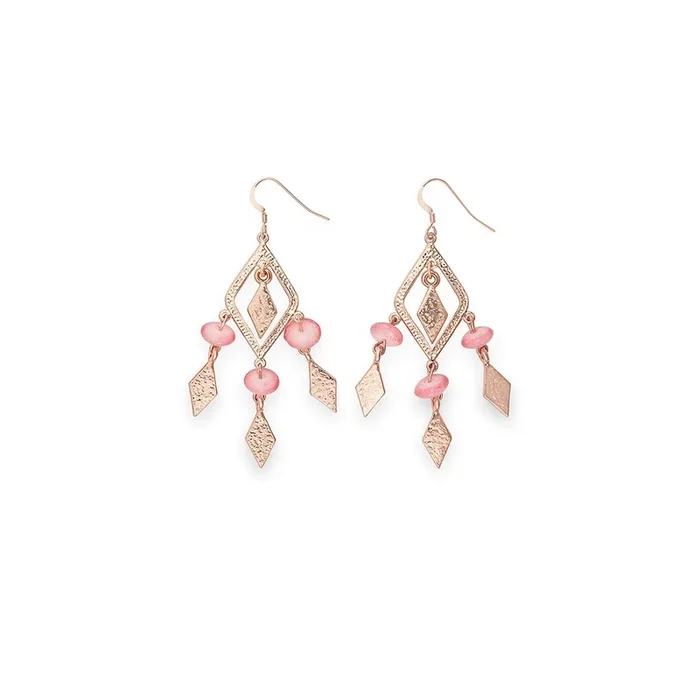 Coral Spearhead Earrings