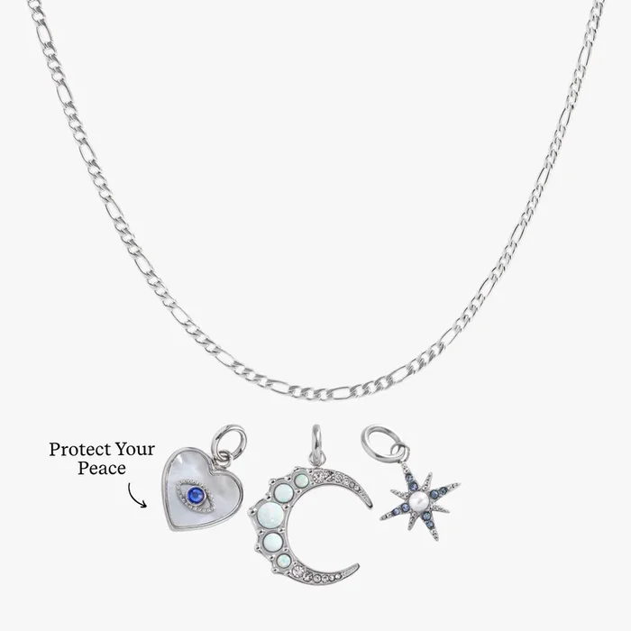 Cosmic Shield Necklace Charm Bundle