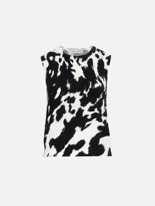 Cowhide Printed Tank