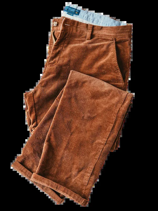 Cozy Campfire Corduroy Pants in Brown