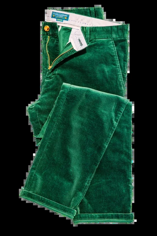 Cozy Campfire Corduroy Pants in Green