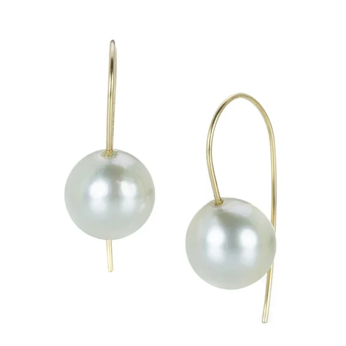 Cream Akoya Pearl Earrings
