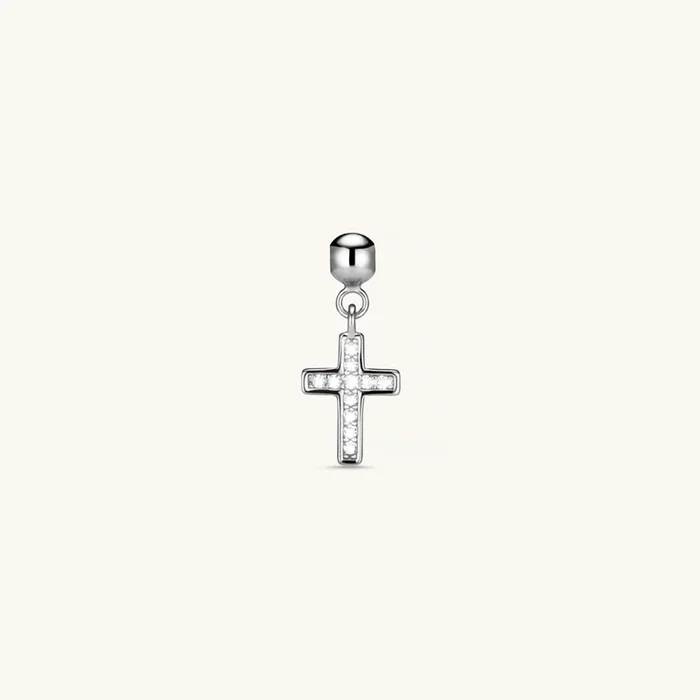Cross Charm Silver