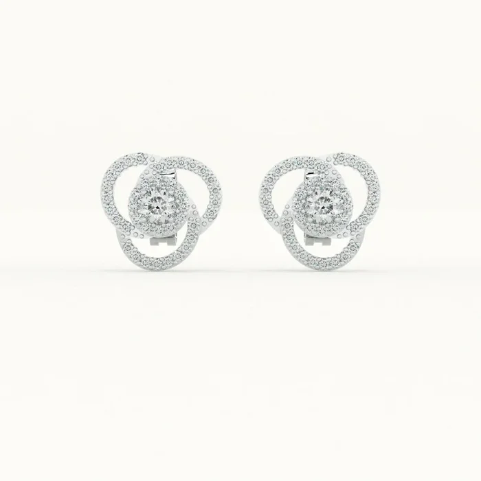 Crystal Bloom 925 Studs