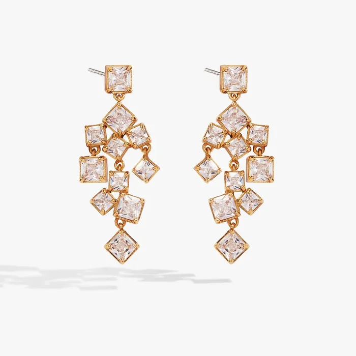 Crystal Chandelier Statement Earring