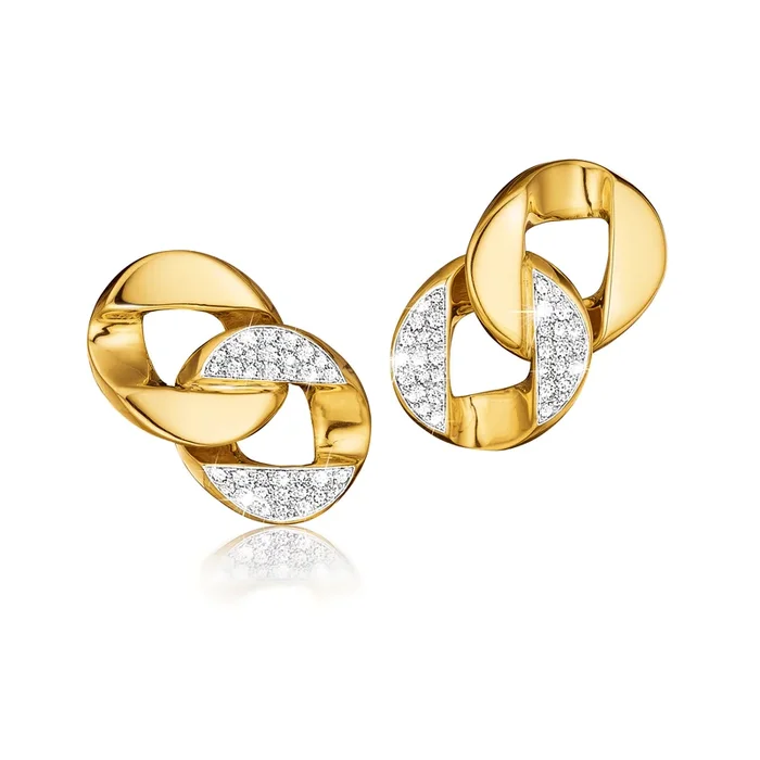 Curb-Link Earclips
