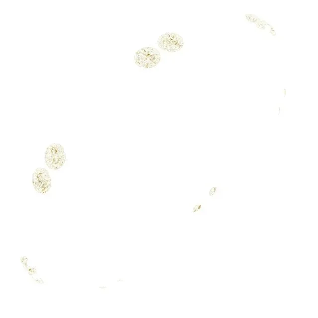 Custom 18K Yellow Beaded Eternity Band Mounting Size 5