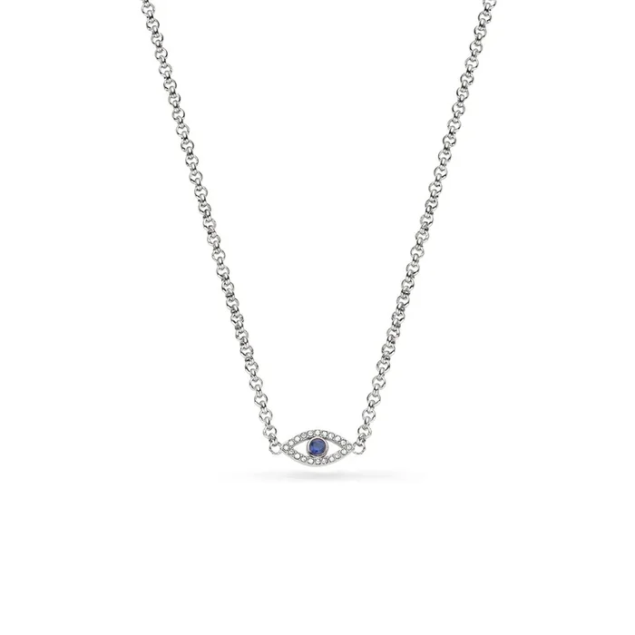Custom Evil Eye Necklace (Silver)