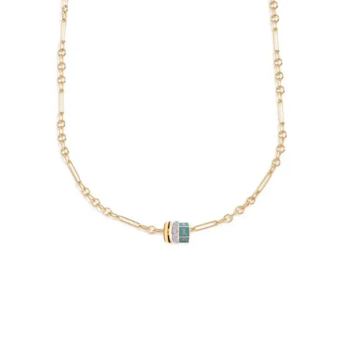 Custom Faceted, Chubby Gold & Pave Diamond Heart Beat : Fine Mixed Clip Necklace