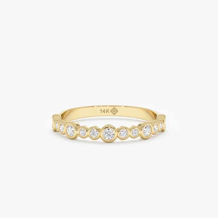 Dainty Bubble Lab Grown Diamond Ring, Myrtis
