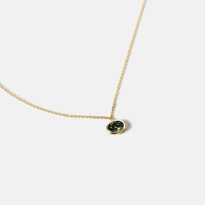 Dana Necklace with Green Tourmaline