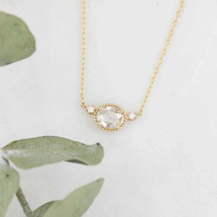ダリアネックレス(オーバル4~6mm)