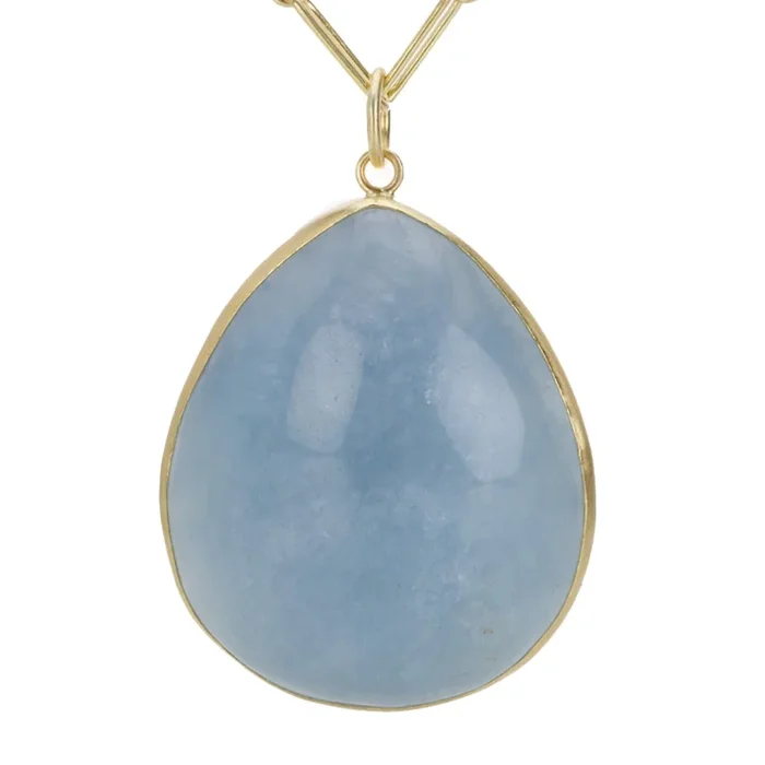 Dark Milky Aquamarine Pendant (Pendant Only)