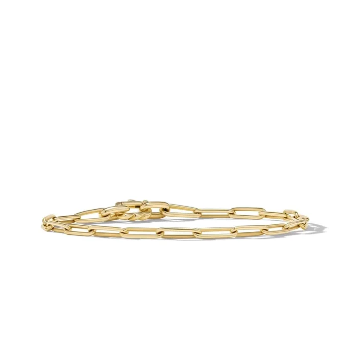 DAVID YURMAN Chain Link Bracelet in 18K Yellow Gold, 3.5mm