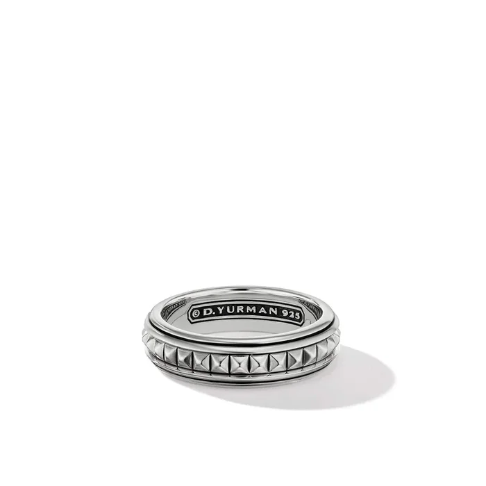 DAVID YURMAN Pyramid Band Ring in Sterling Silver, 6mm