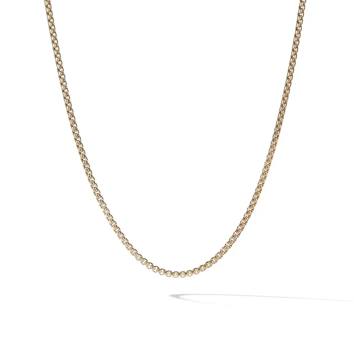 DAVID YURMAN Small Box Chain in Gold