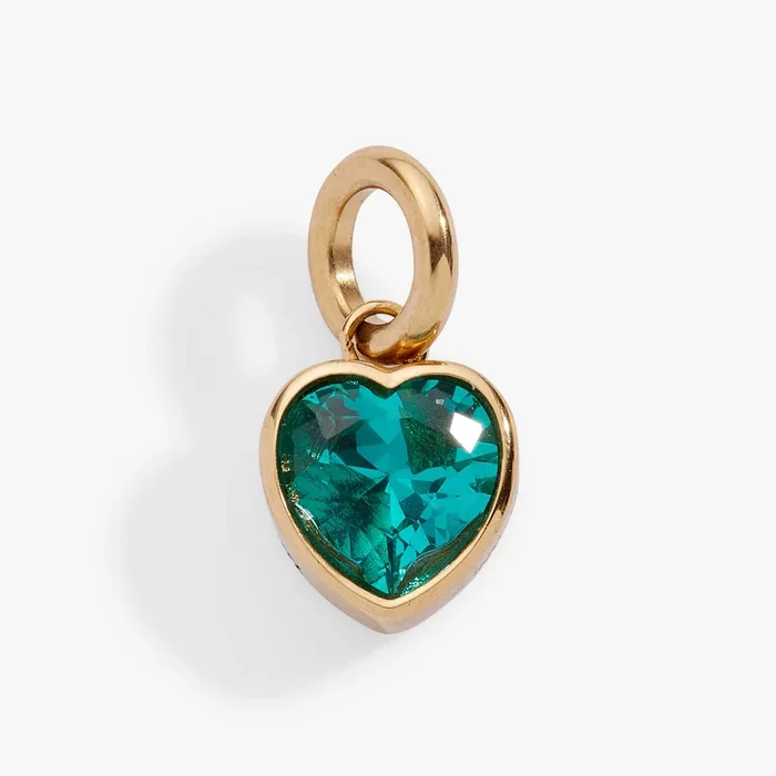 December ‘Wisdom’ Heart Birthstone Charm