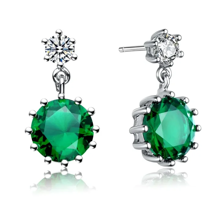 Déco Circle Drop Lush Earrings