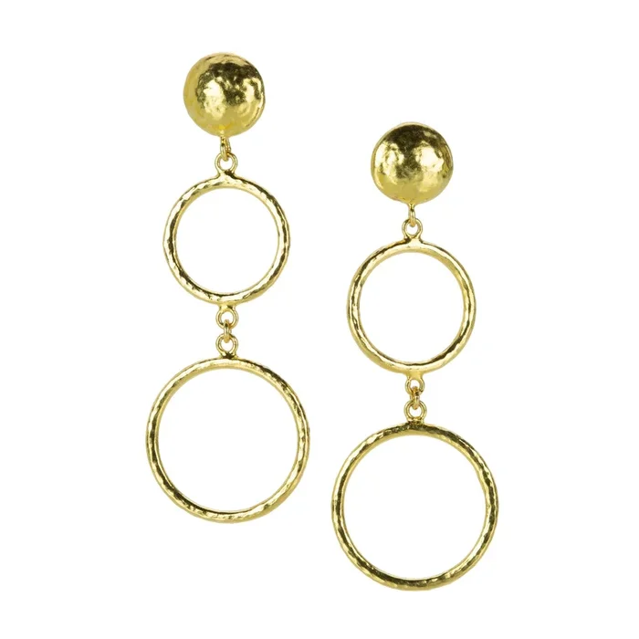 Delicate Double Drop Earrings
