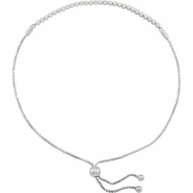 Diamond Adjustable tennis bracelet