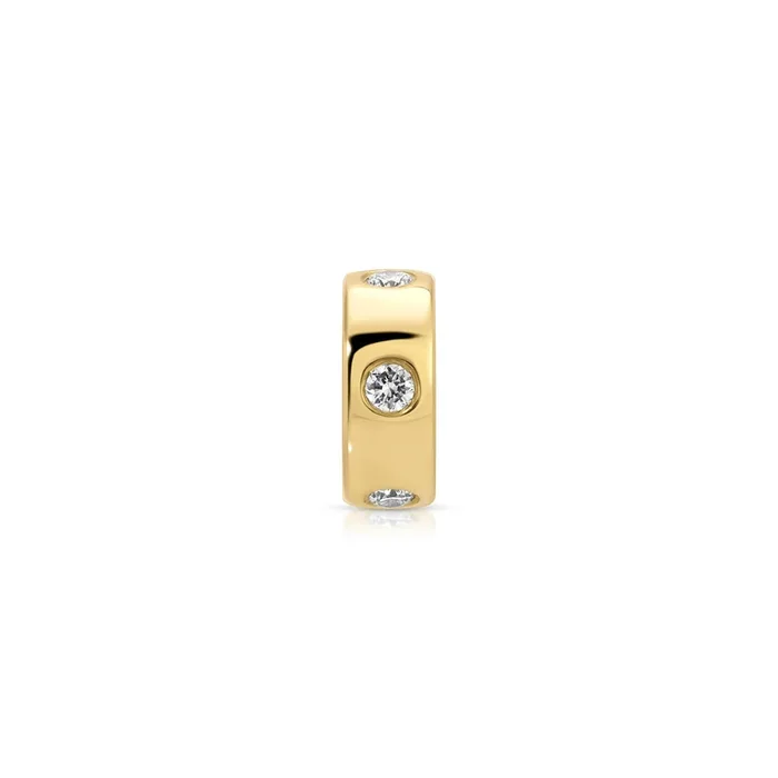 Diamond and Gold Charm Spacer