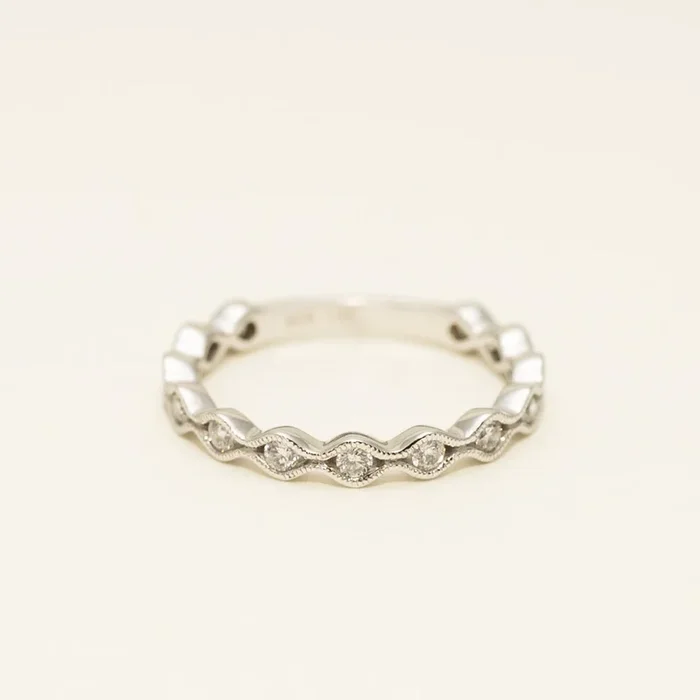 Diamond Channel Band in 14kt White Gold (1/3ct tw)