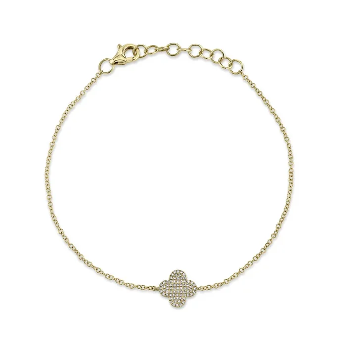 Diamond Clover Bracelet