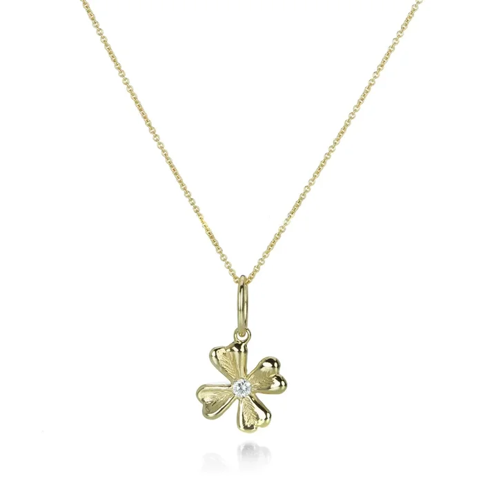 Diamond Clover Charm (Charm Only)