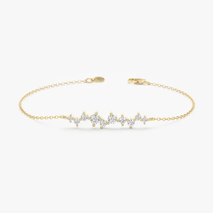 Diamond Cluster Bracelet, Sibyl