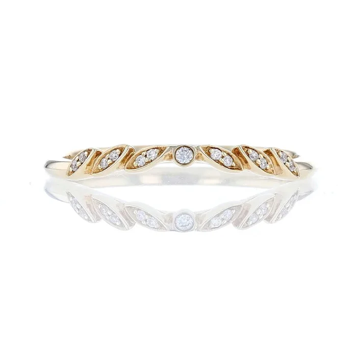 Diamond Contour Nature Inspired Band