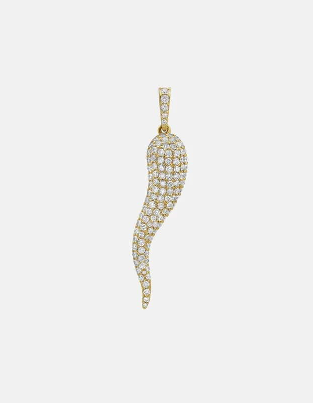 Diamond Cornicello Charm