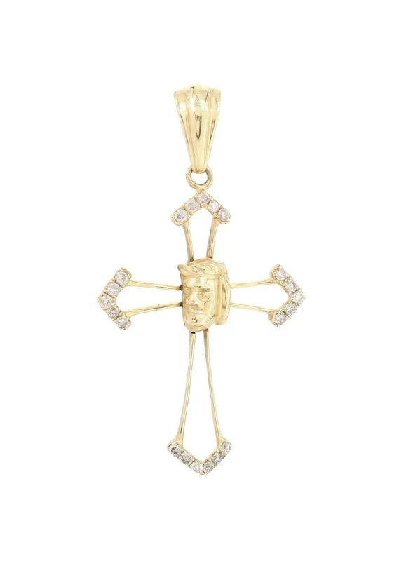 Diamond Cross Pendant | 0.2 Carats | 1.54 Grams