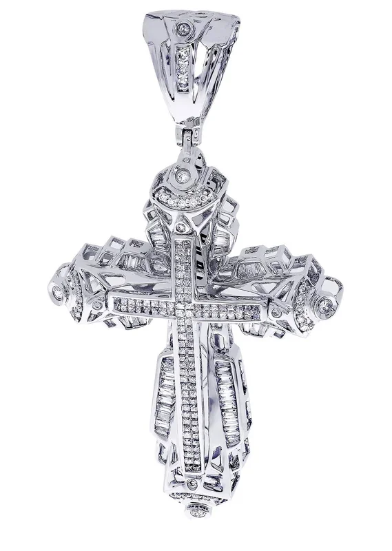 Diamond Cross Pendant| 2.1 Carats| 16.75 Grams