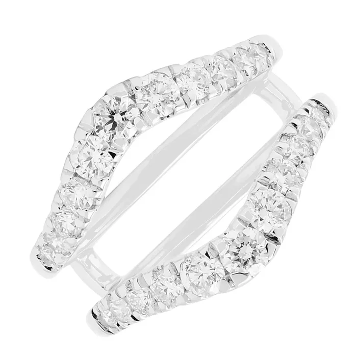 Diamond Curve Insert in 14kt White Gold (1ct tw)