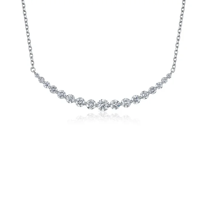 Diamond Curved Pendant