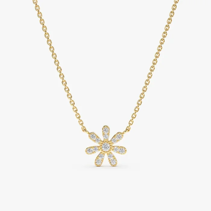 Diamond Daisy Necklace, Daisy