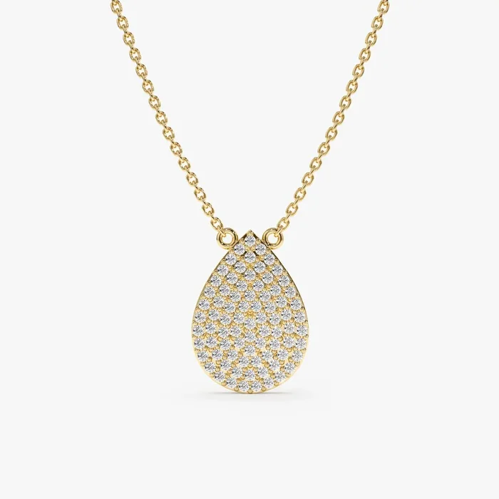 Diamond Drop Necklace, Lainey