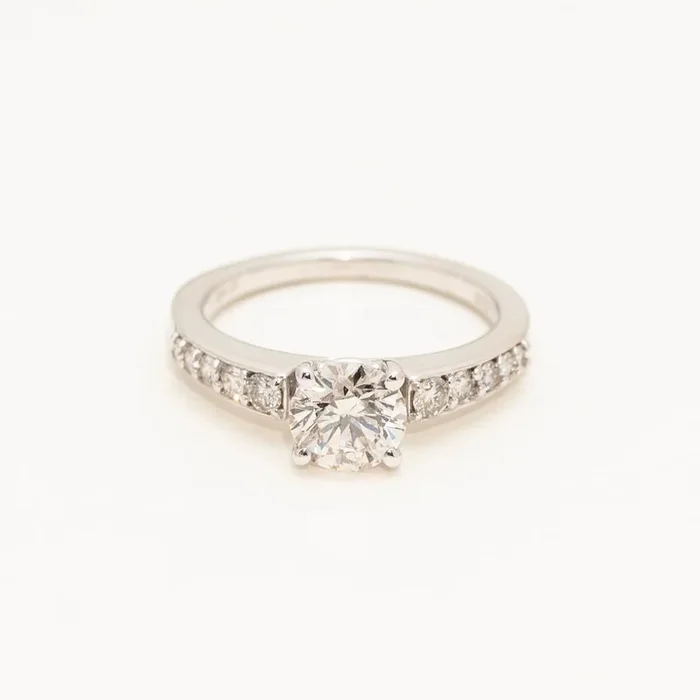 Diamond Engagement Ring in 14kt White Gold (1 3/8ct tw)