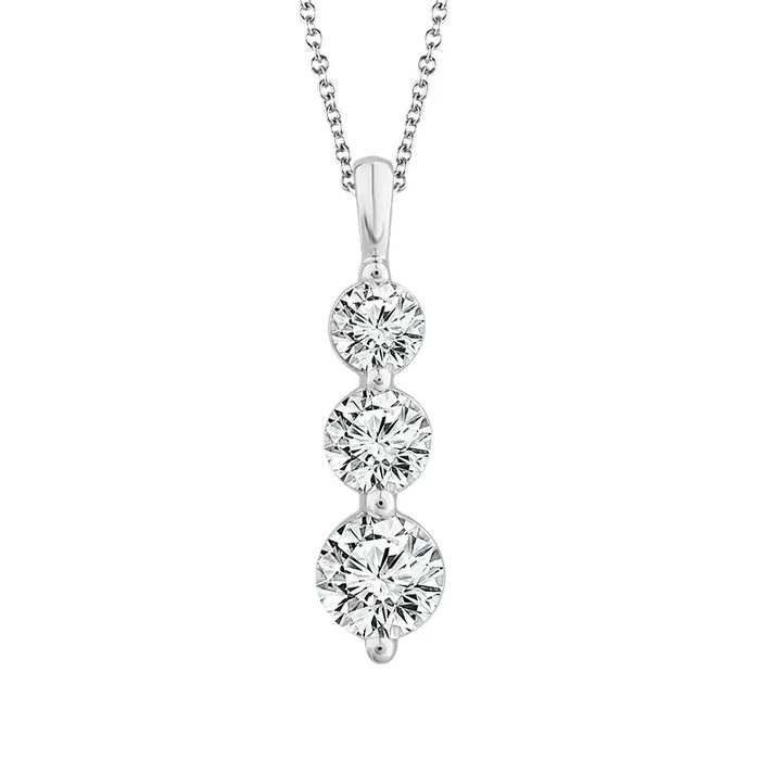 Diamond Fashion Pendant 1 ct tw 14k White Gold
